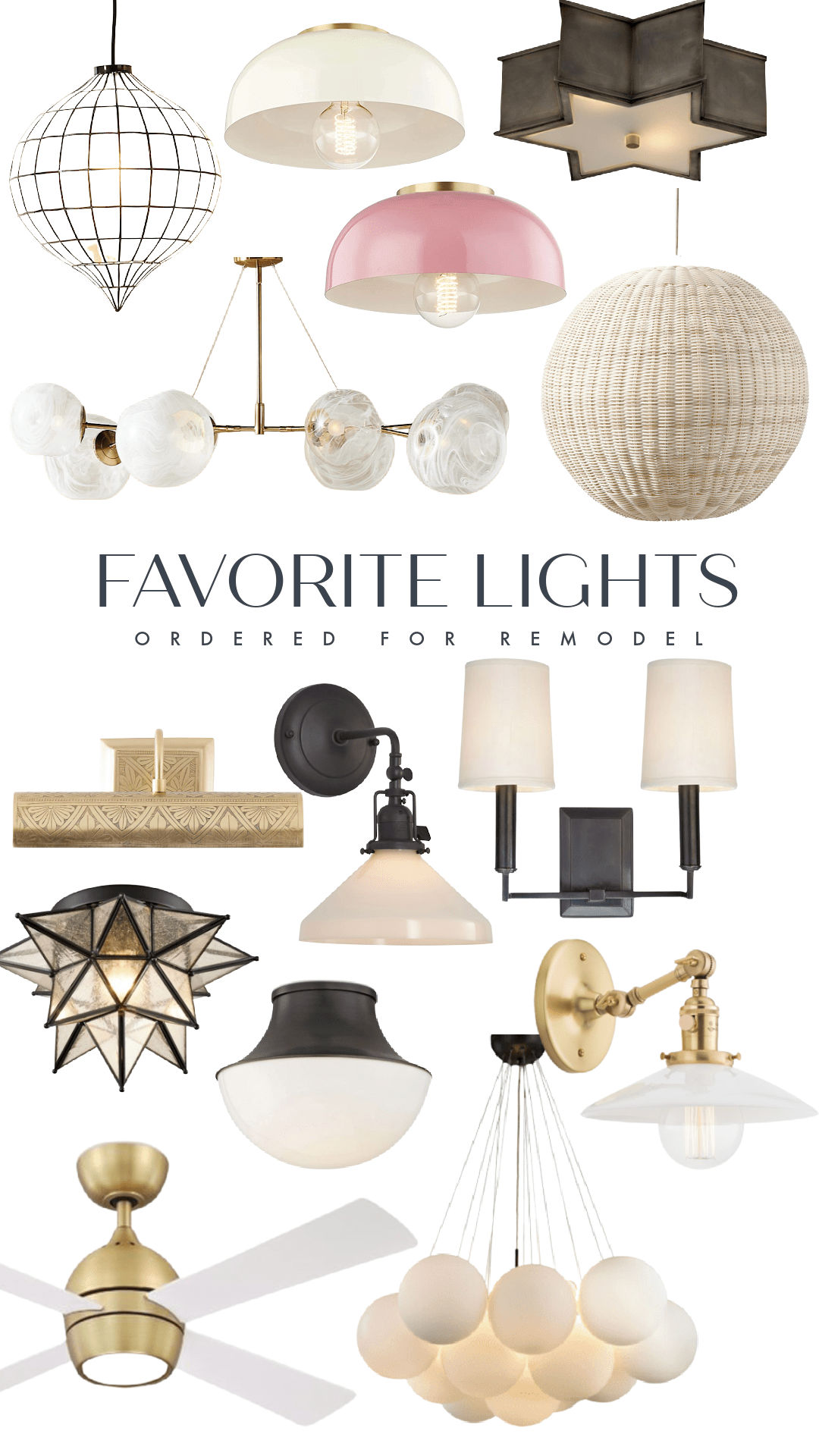 Our Light Fixtures and How to Pick The Right Size Nesting With Grace