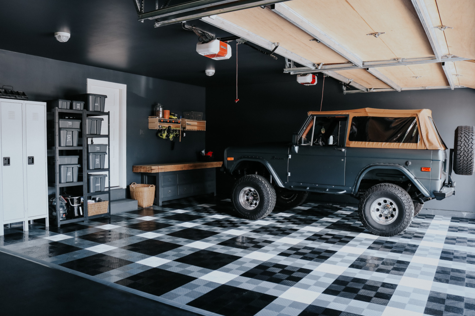 Inside our Garage Garage Gym, Garage Floors and More Nesting With Grace