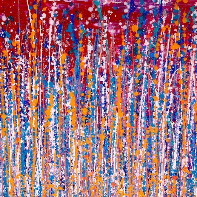 SOLD / Metallic Lustre 1 (Earth formations) ABSTRACT ART NESTOR