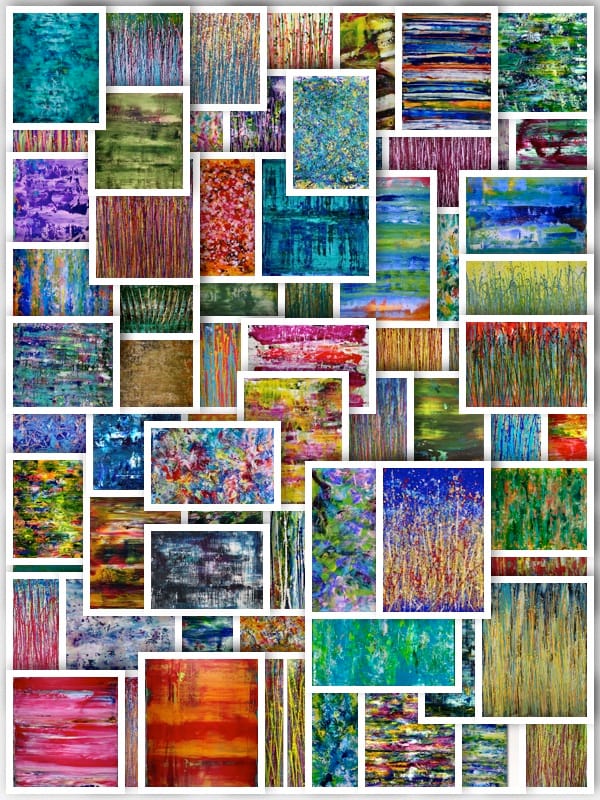 2022 Abstract Paintings Sold! ABSTRACT ART NESTOR TORO LOS ANGELES