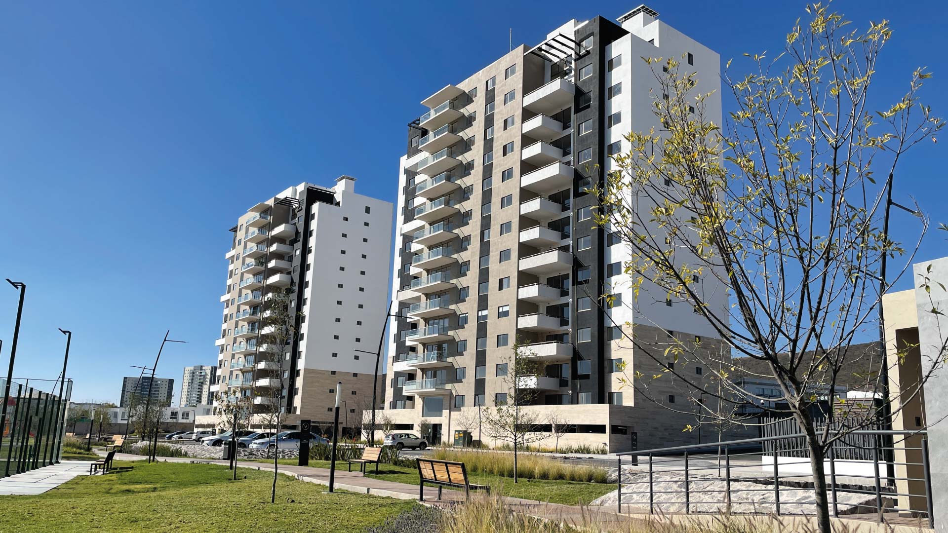 New apartments for sale, Vitea Gardens Torre Alamo Santiago de