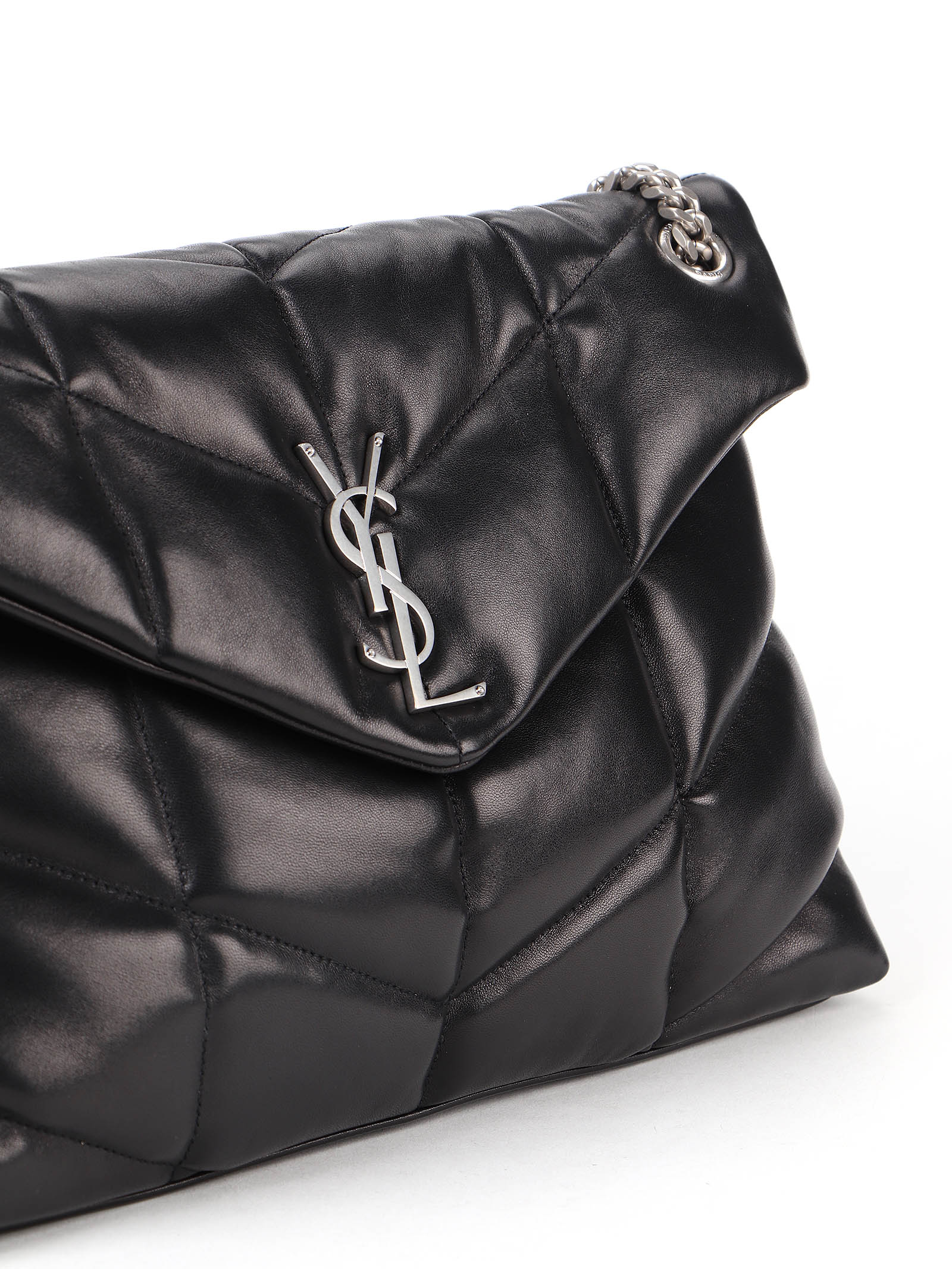 Saint Laurent Ysl Bag Mng Loulou M 5774751EL00 1000 NERO Spinnaker Boutique