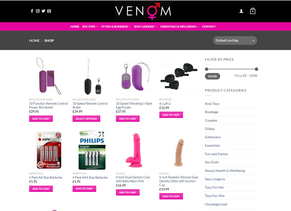 Venom Sex Toy Drop Shipping Solution Net1on1 Wholesale