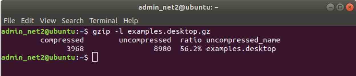 How to use the Gzip command in Linux