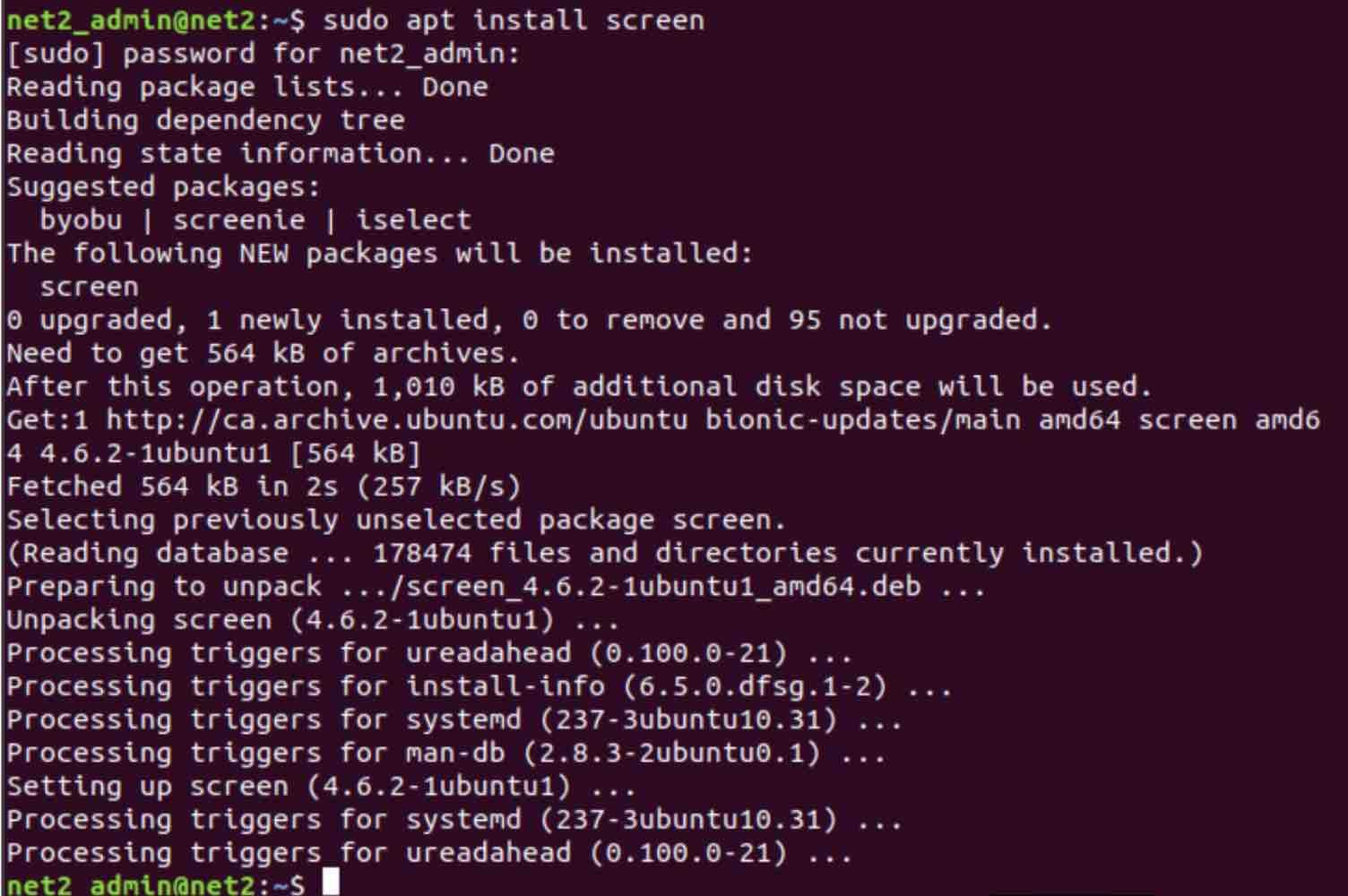 How to use the screen command on Linux to keep your remote task running