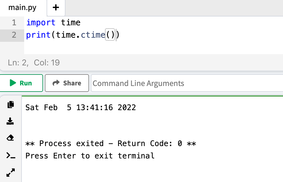 How to get the timestamp in Python