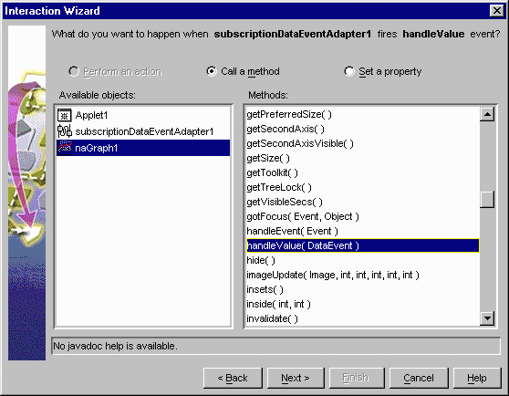 NetAcquire Publish/Subscribe Drag and Drop Java Example