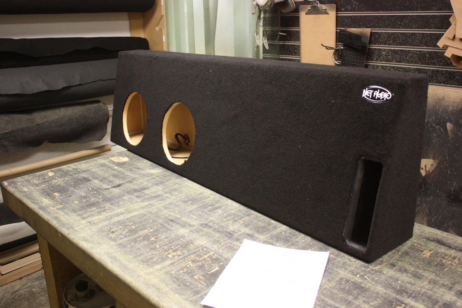 Center Console Sub Box 12" PORTED Chevy Silverado Tahoe GMC Yukon PLANS Car Audio & Video