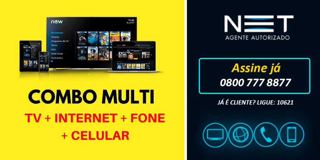 NET Combo Multi 0800 777 8877 Atendimento para Vendas & Suporte