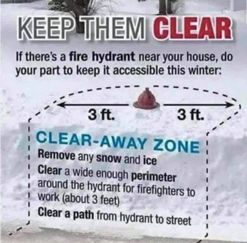 Snow Fire Hydrant Netcong Borough