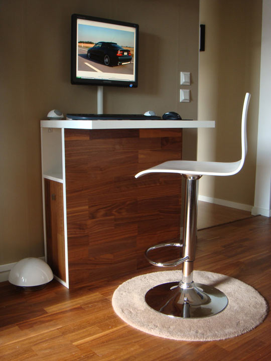 Bar Desk Your Workstation As A Home Bar