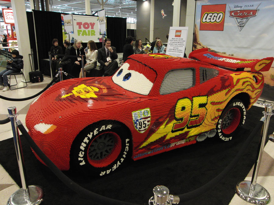 Lightning McQueen Made With 325000 Lego Bricks