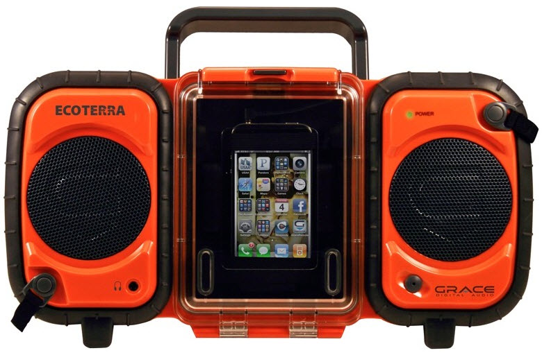 Eco Terra Waterproof Boombox Will Even Play Music While You Drown