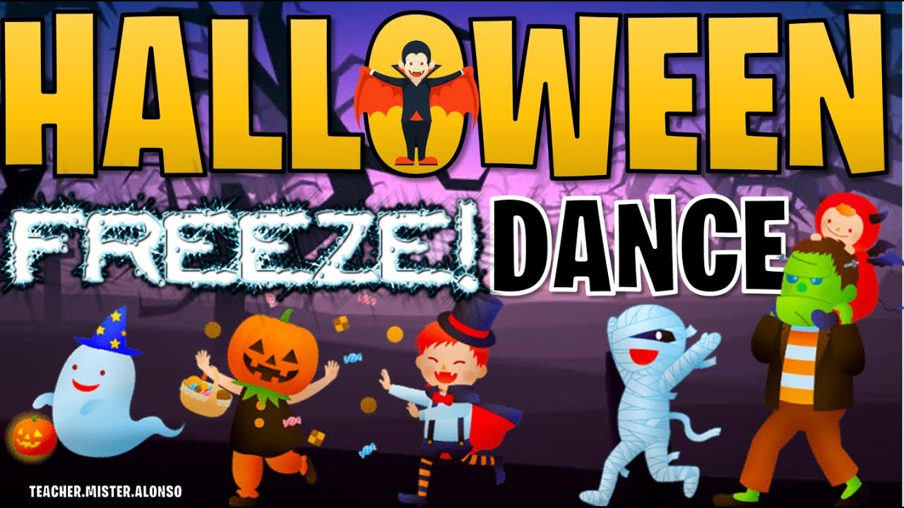 🎃Freeze Dance Halloween Yoga🎃 NETFLEX Kids