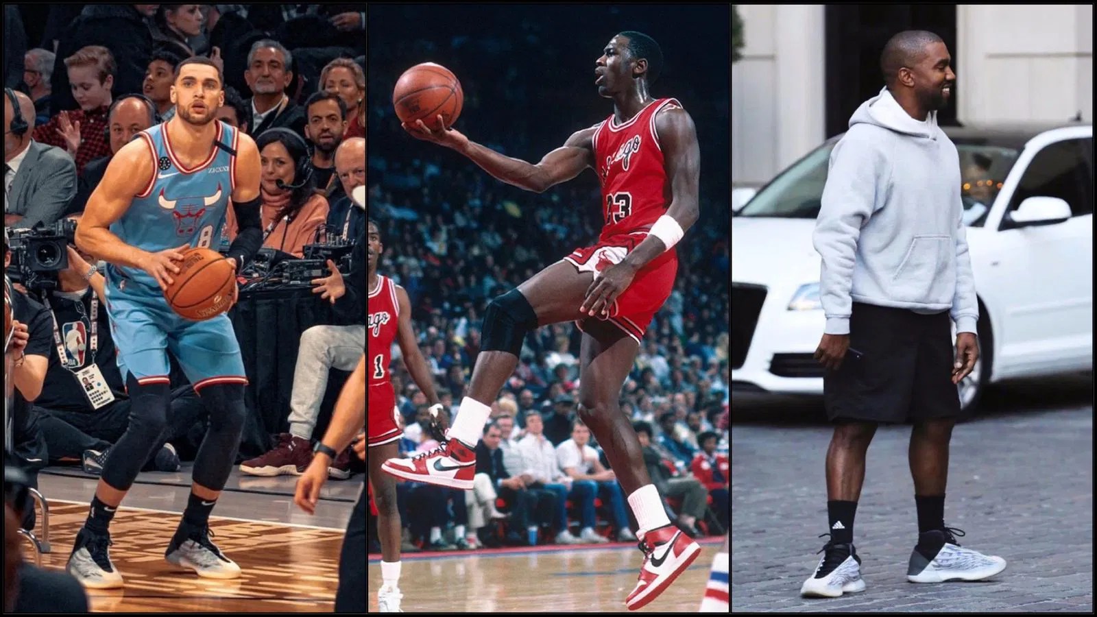 NBA Star Zach LaVine Gave the Kanye West Yeezys the Michael Jordan