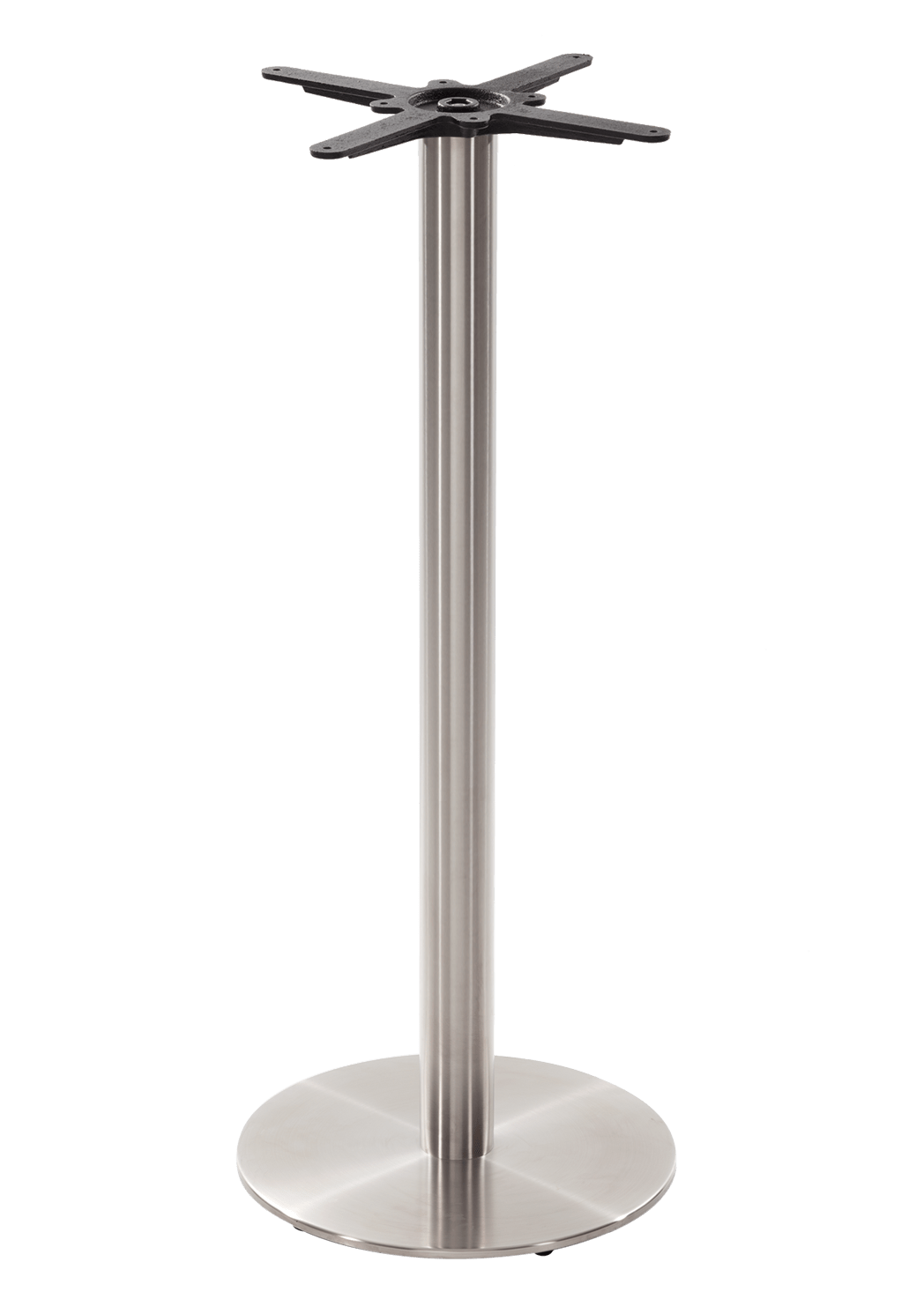 Round stainless steel table base Medium 1050 mm
