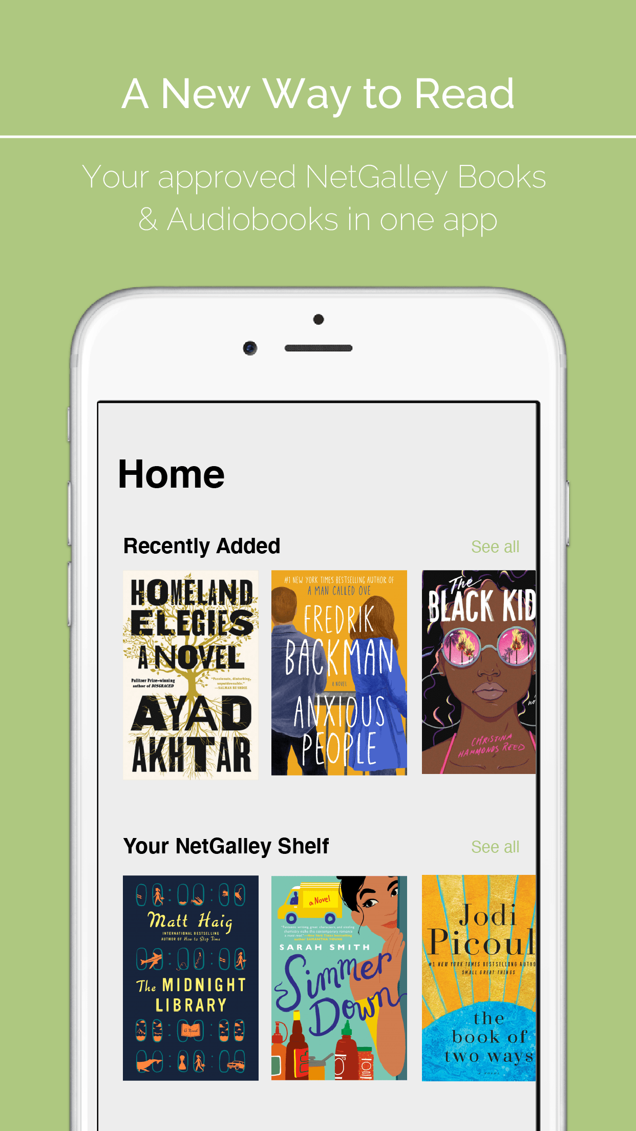 The NetGalley Shelf app NetGalley