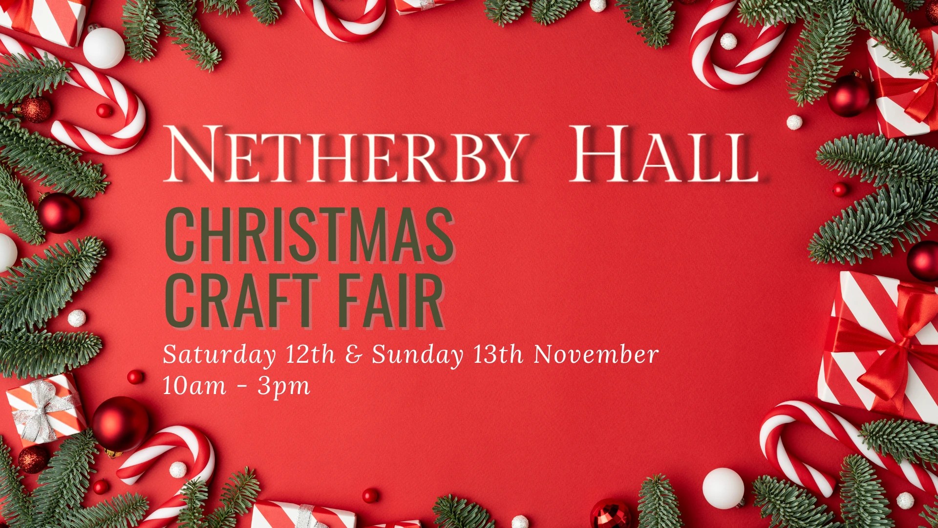 Christmas Craft Fair 2022 Netherby Hall