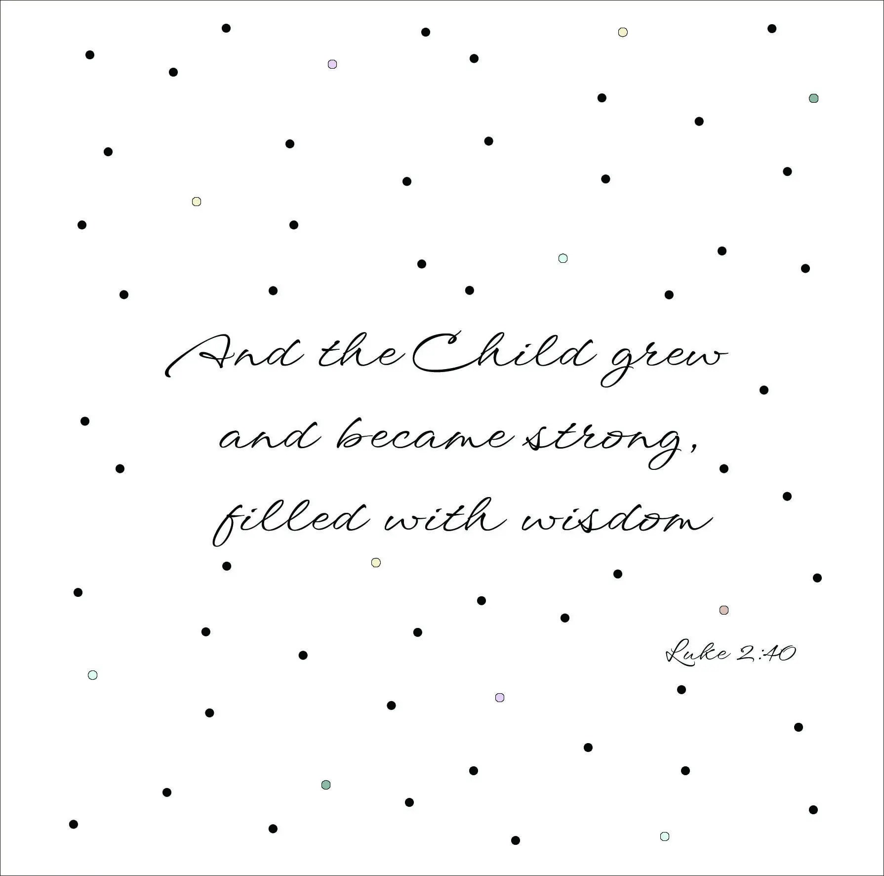 CGW003 Luke 2:40 (Christian) | Nethertons