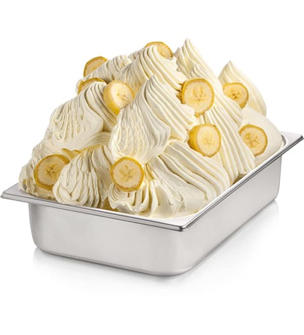 Banana Gelato Ice Cream Dolce Italian Caffe