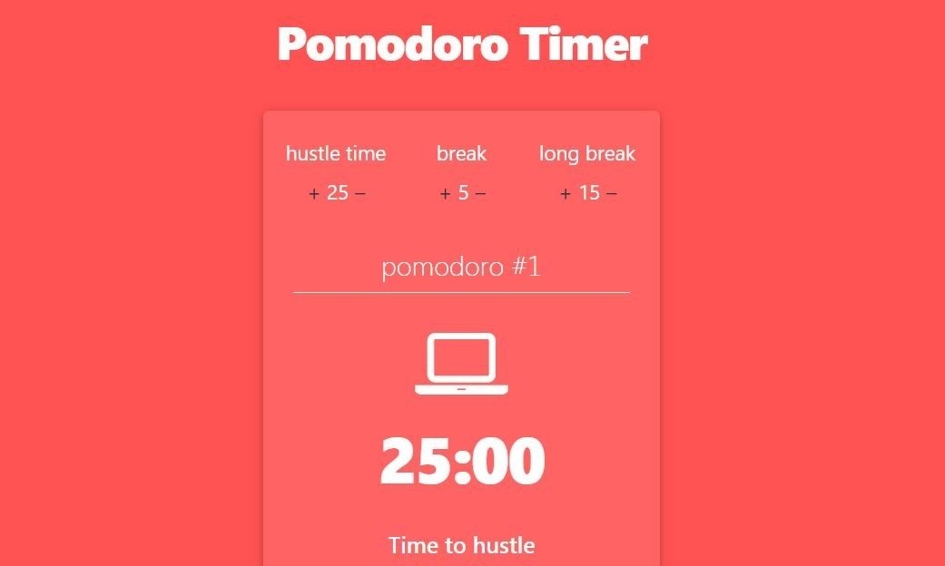 Pomodoro Timer Free Online Pomodoro Tracker NetHustler