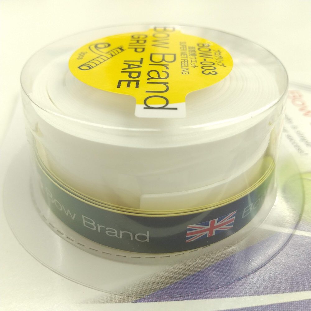 【おすすめ】 BOWBRAND ボウブランド オーバーグリップテープ3本巻 ウェットタイプ ホワイト BOW003 asakusa.sub.jp