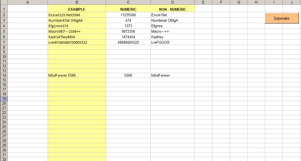 Excel Regular Expression Examples 1 Computer & Software World