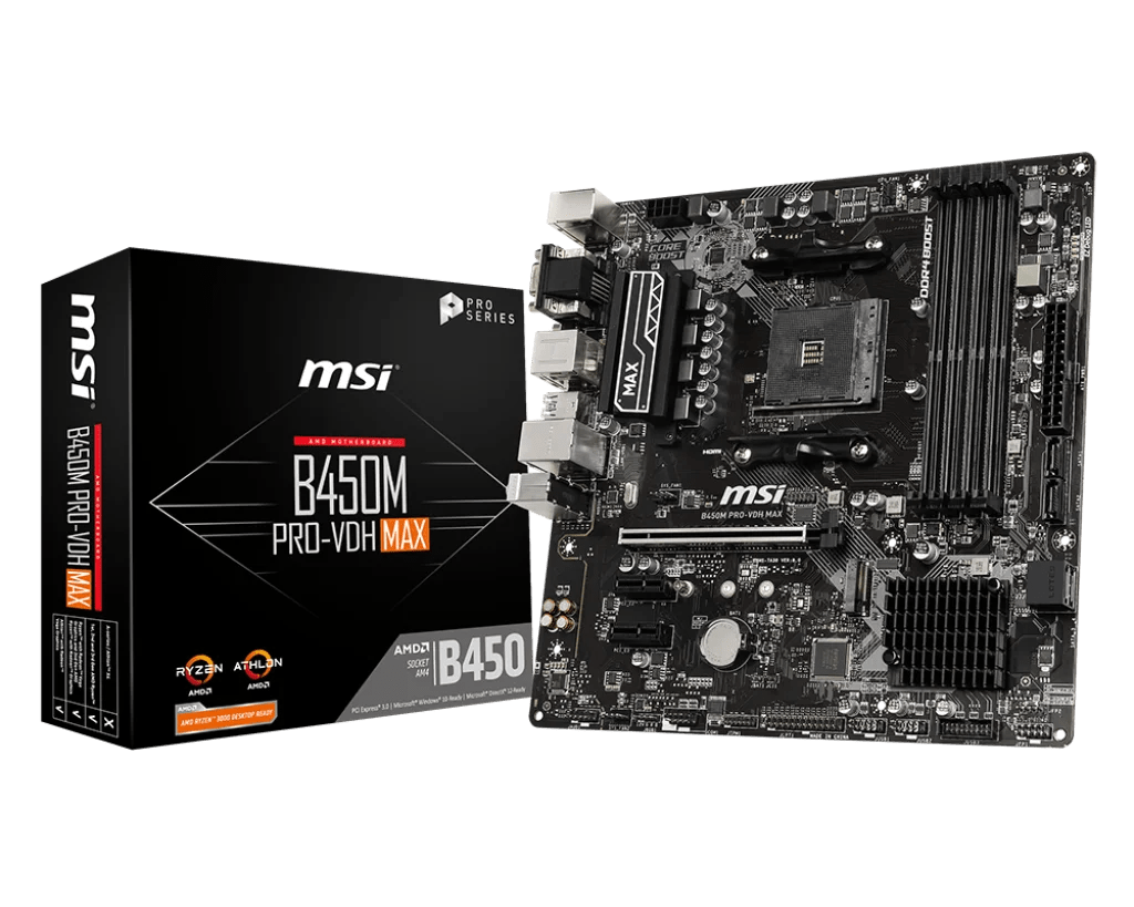 MSI B450M PRO VDH MAX AMD AM4 Gaming Motherboard in BD