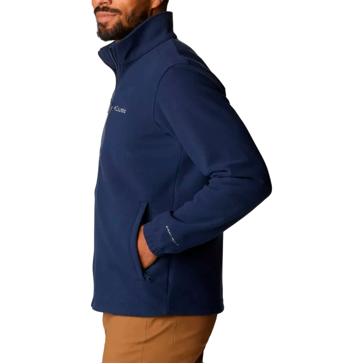 Campera Columbia Omni Heat Hot Dots III Full Zip Azul NETPC