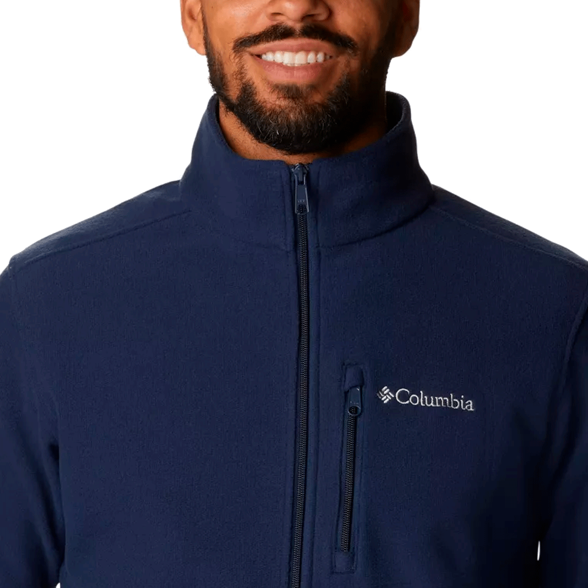 Campera Columbia Omni Heat Hot Dots III Full Zip Azul NETPC