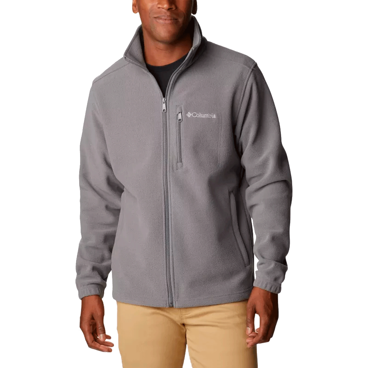 Campera Columbia Omni Heat Hot Dots III Full Zip Gris NETPC