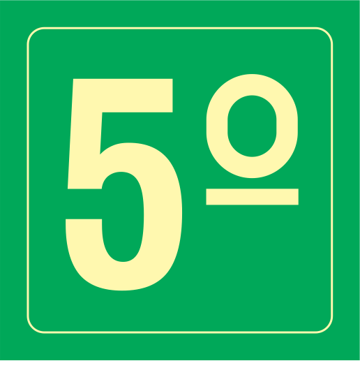 Placa 5º Andar S175 Net Placa