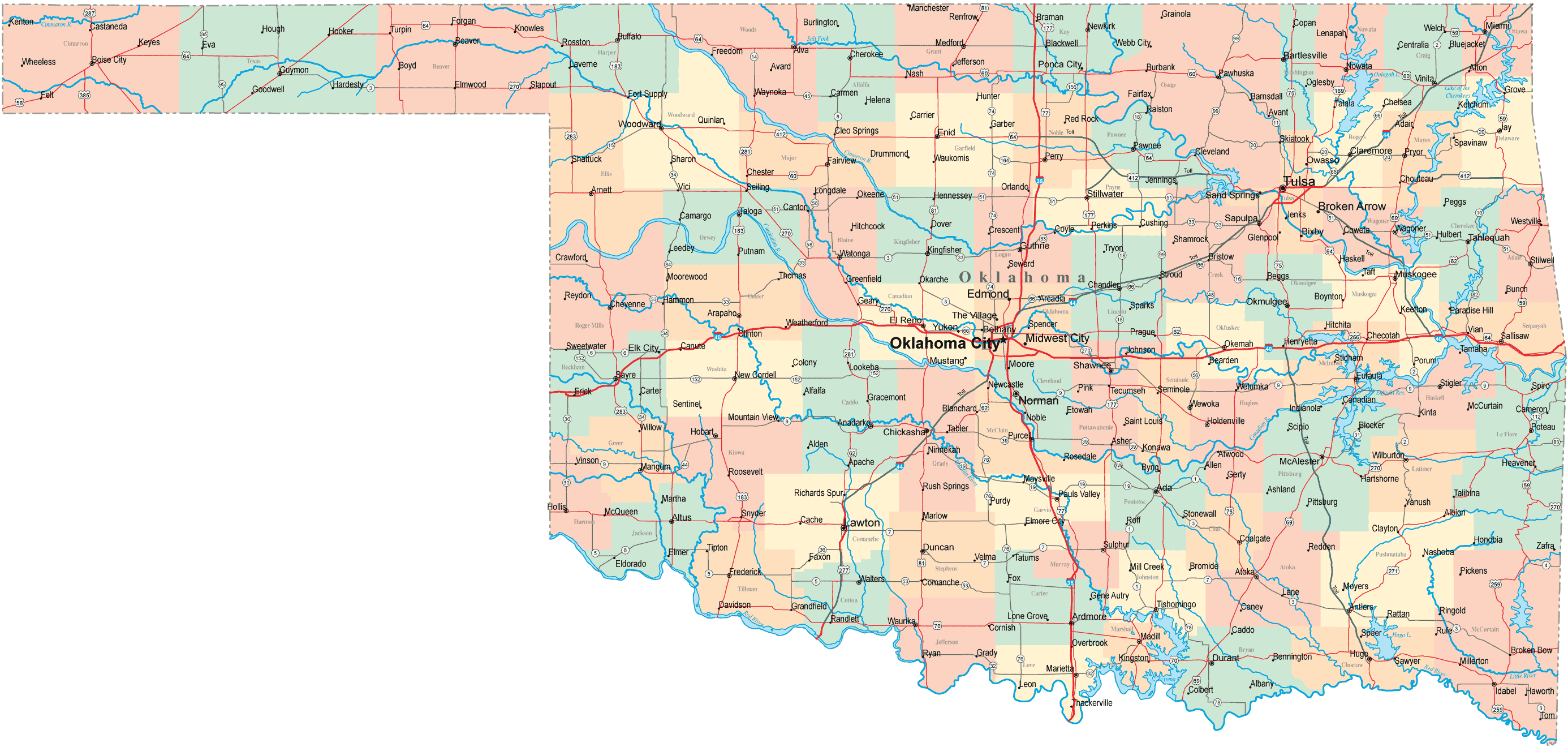 Oklahoma Capital, Map, Population, & Facts Britannica