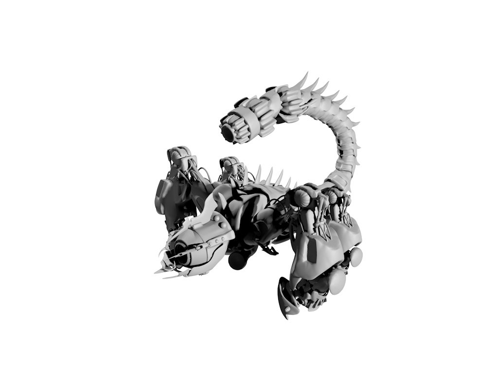 robot scorpion Free 3D Models in Insects 3DExport