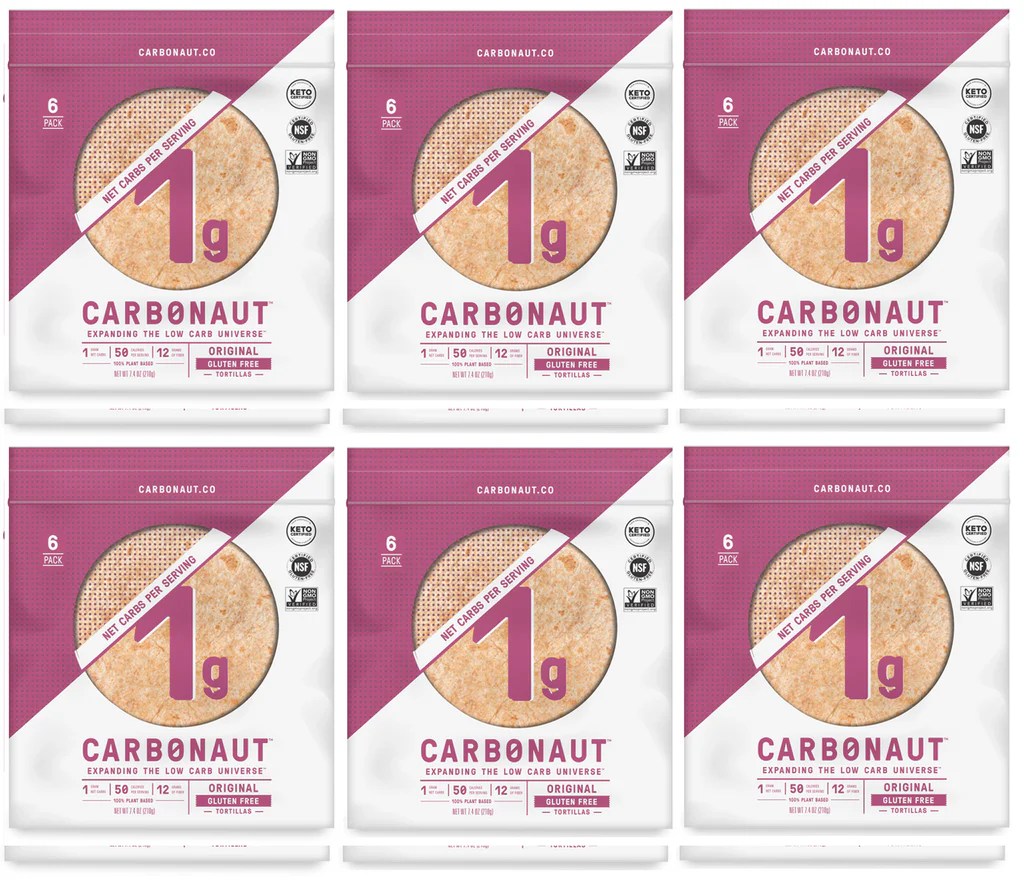 Carbonaut Low Carb Gluten Free Tortillas, 7.4 oz