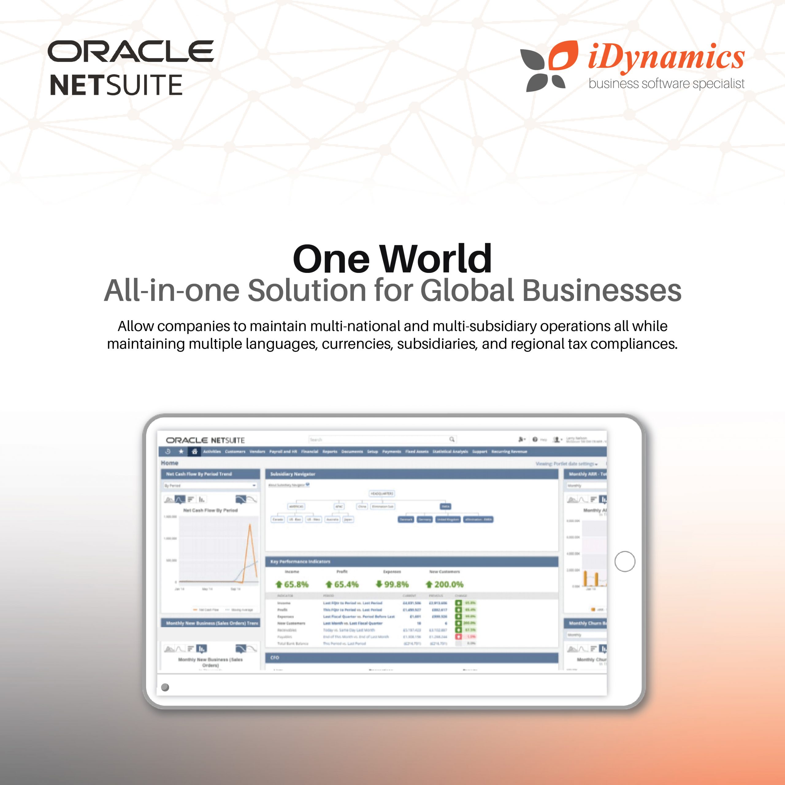 NetSuite OneWorld ERP iDynamics Oracle Netsuite