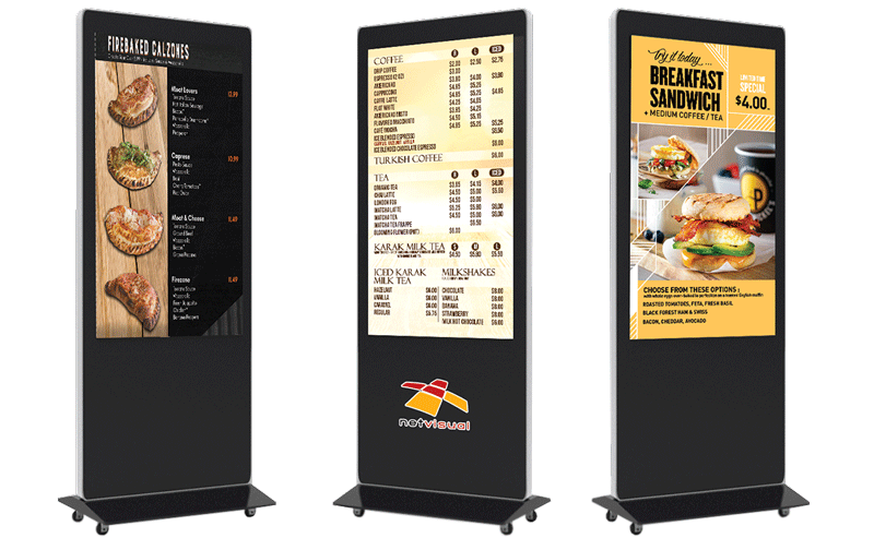 Food and Beverage Industry Digital Signage Netvisual Digital Signage
