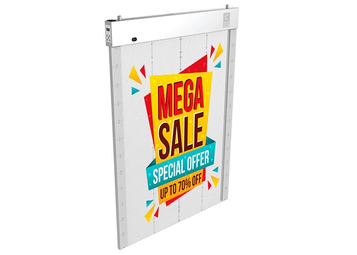 Transparent LED Displays LED Window Display Window Digital Signage