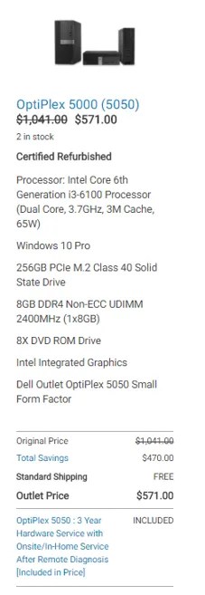 Dell Optiplex 5050 - Network Antics