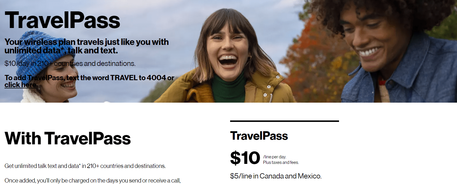 What Is Verizon Travel Pass & How Does Verizon Travel Pass Work