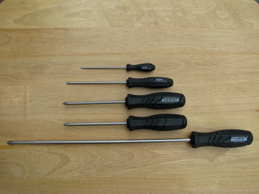 Hozan JIS5 screwdriver set Network Camera Tech