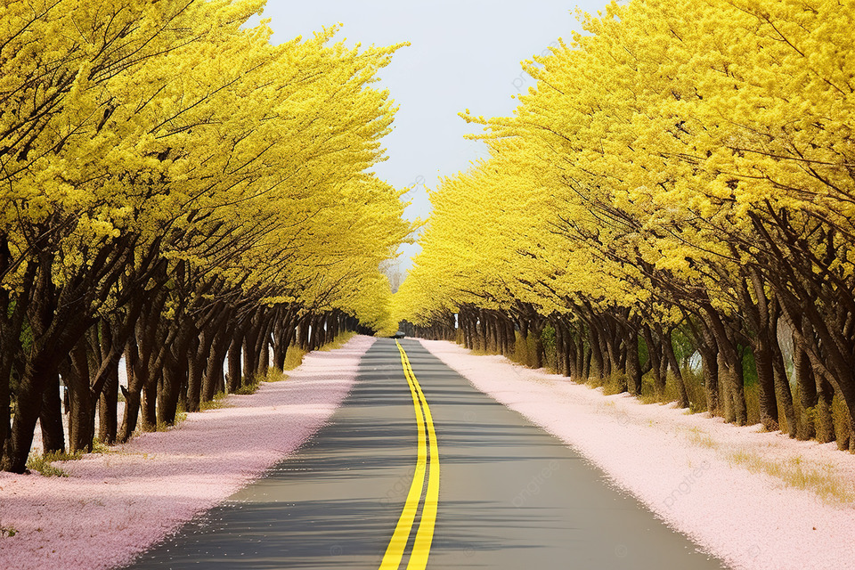 Discover the Magic Yellow Spring Road, Japan's Hidden Gem 2024