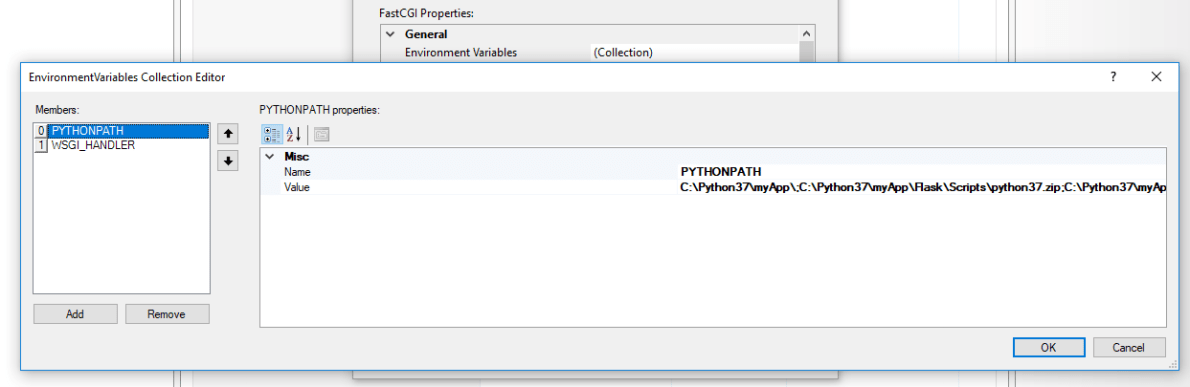 ModuleNotFoundError No module named ‘flask’ IIS Windows Network