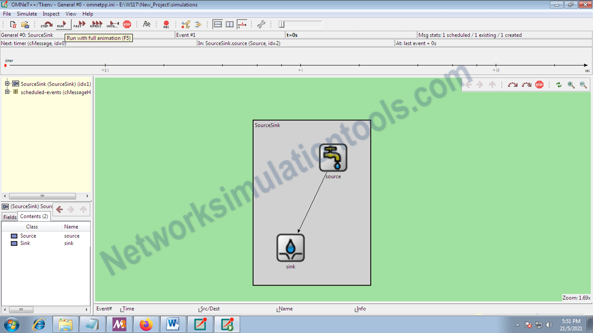 Projects How to create first simulation project in