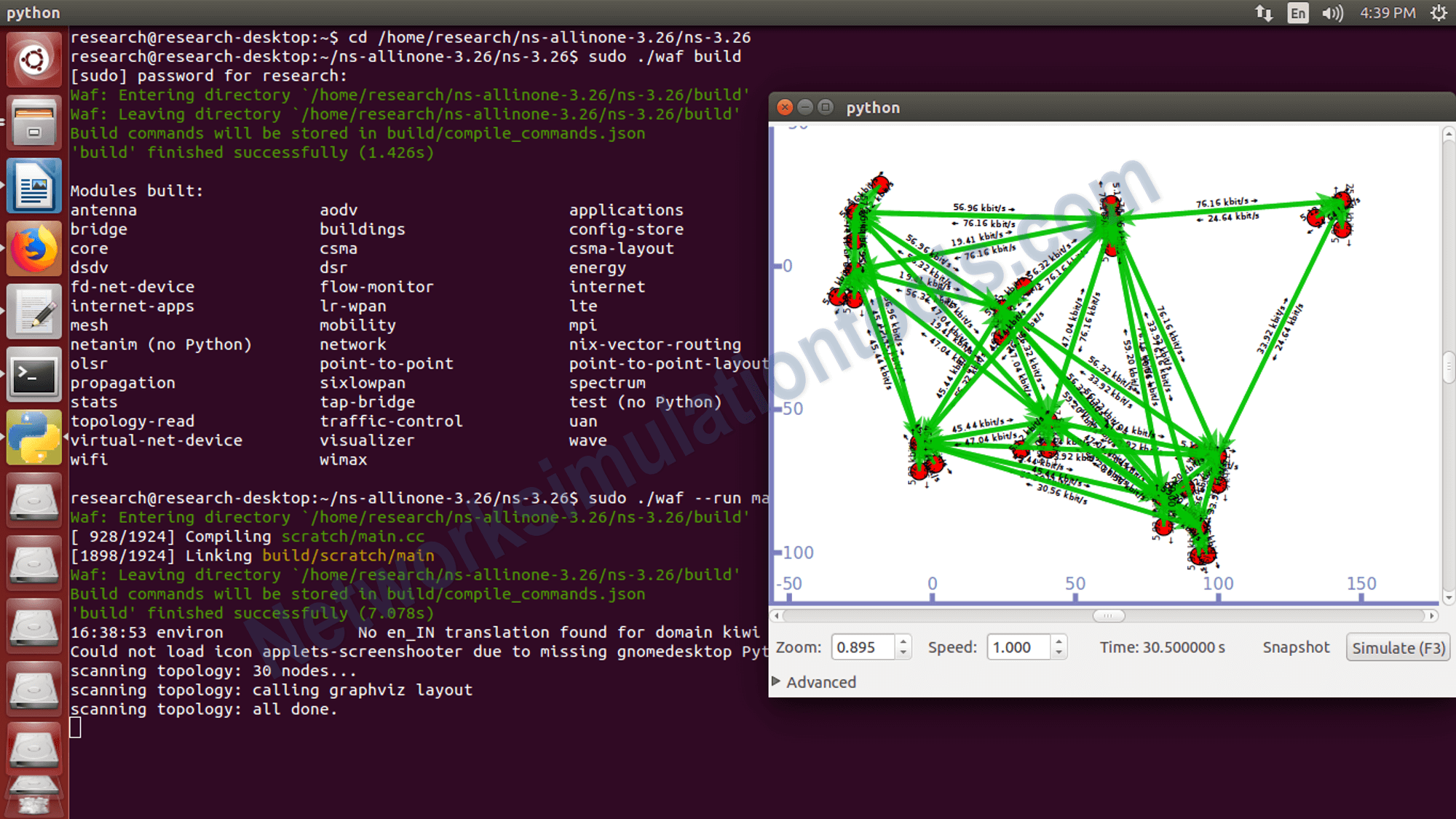 Network simulator 3 (No 1 Support) How to run NS3 Tutorial Network