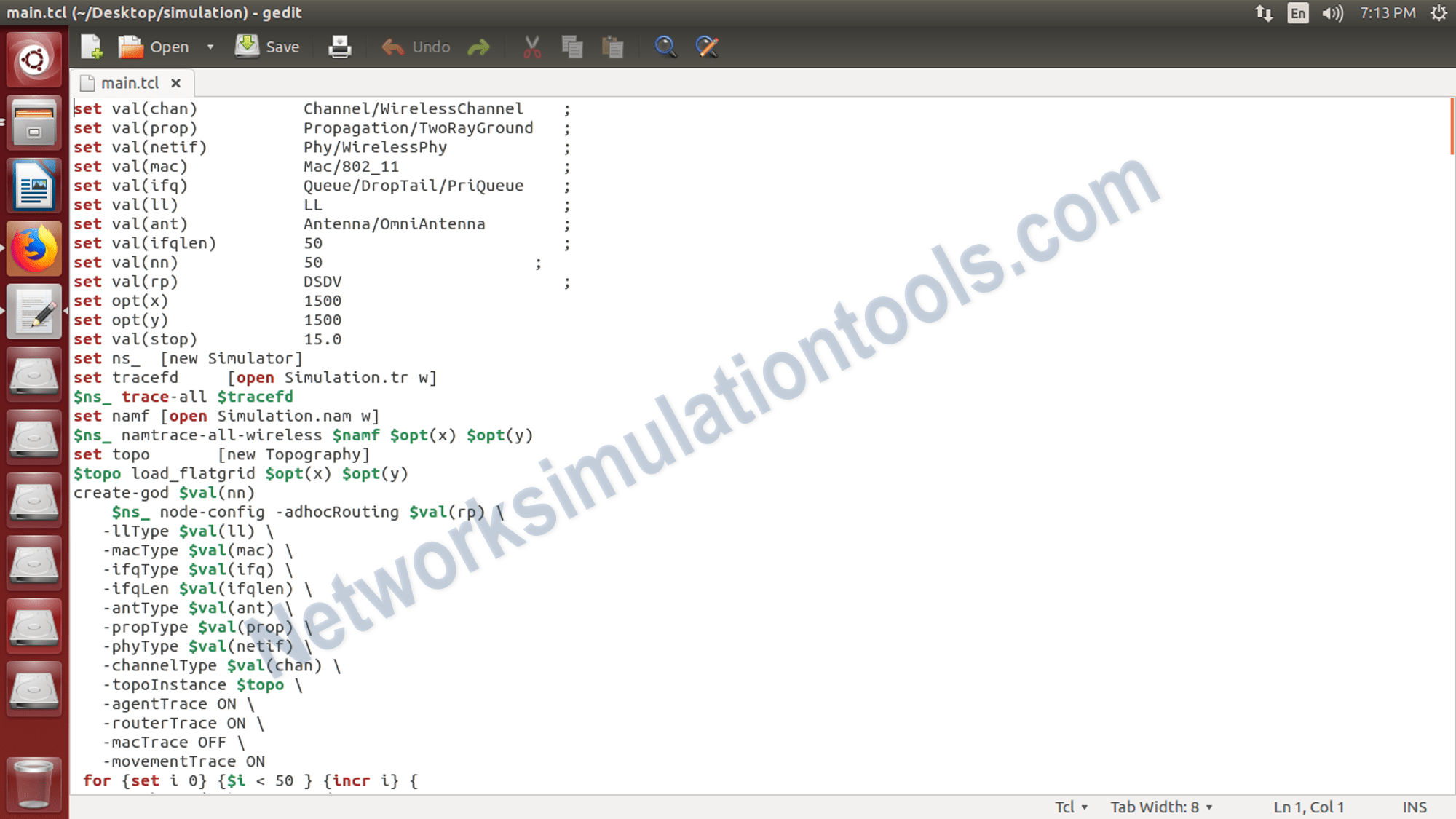 Network Simulation Projects (No 1 support ) How to run TCL script in