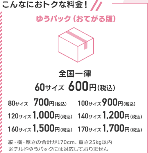 ゆうパケット（おてがる版）の送料やサイズは？出品〜発送までの手順や補償はある？ - メルカリ・ラクマ・ヤフオク活用辞典 ヤフオク おてがる版 １個口で発送（二合/ニコイチ）: Webサイト制作日報