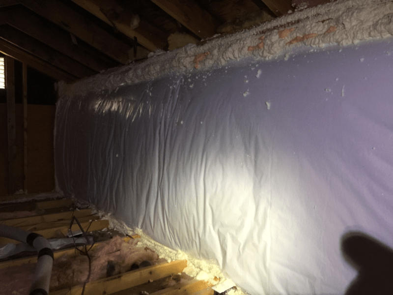 Case Study Attic Knee Walls Denver, CO NetZero Insulation