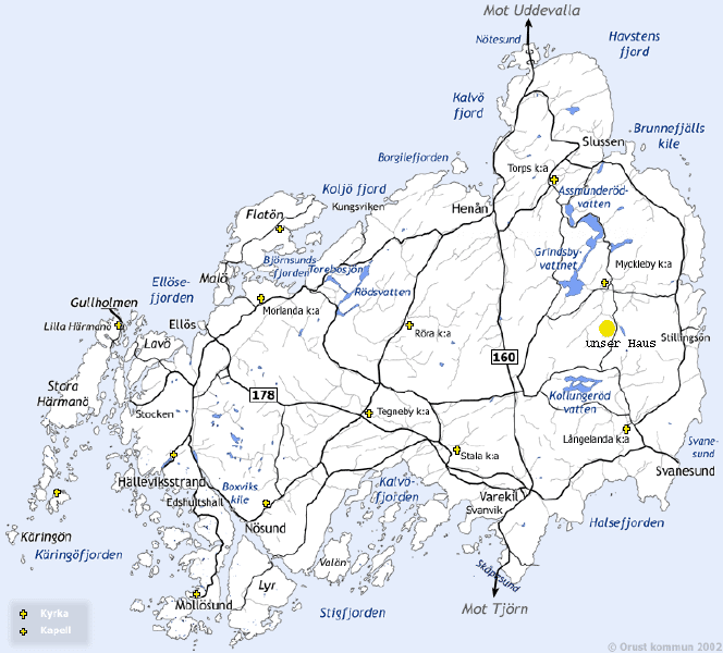 Orust Karta Orust Orust