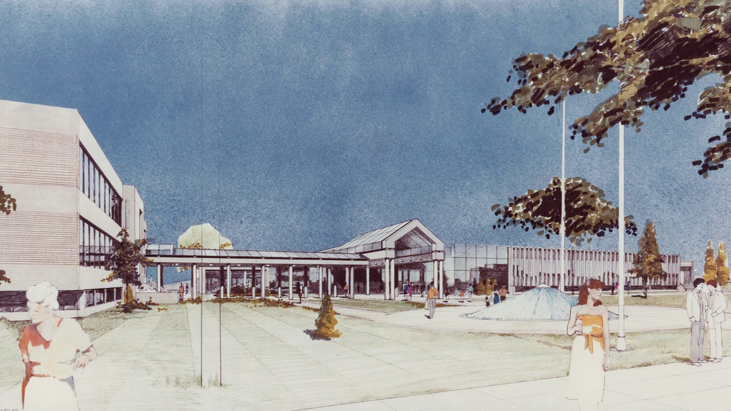 From past to present The library and town hall of SaintLéonard NEUF